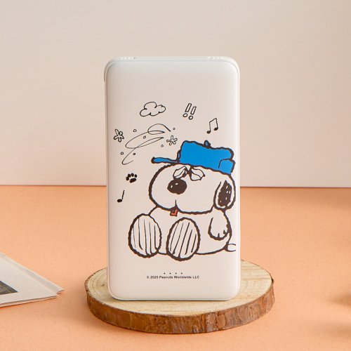 TOYSELECT SNOOPY史努比煩惱歐拉夫雙線快充10000mAh行動電源