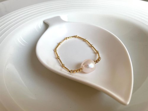 Athena珍珠設計 巴洛克狂想 天然淡水珍珠 炫彩 彈力手鏈