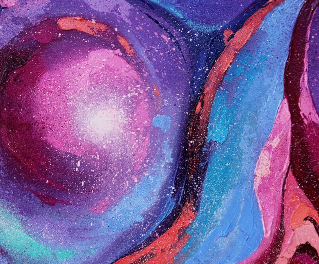 ヨニ絵画外陰部オリジナルアートユニバースArtwok抽象壁アート