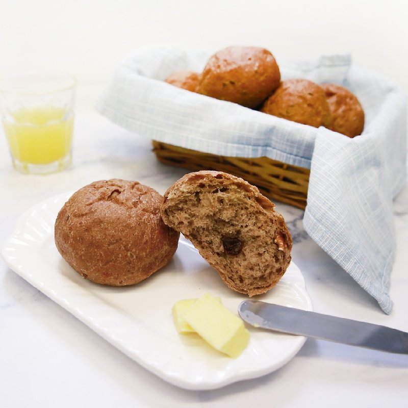 Original Times [Sugar Reduction Meal Pack] Multigrain Walnut Meal Pack 5pcs - Bread - Fresh Ingredients White