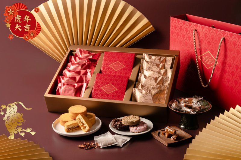 【新年禮盒】虎年迎春 －春漾禮盒－蛋奶素 - 零食/點心 - 新鮮食材 