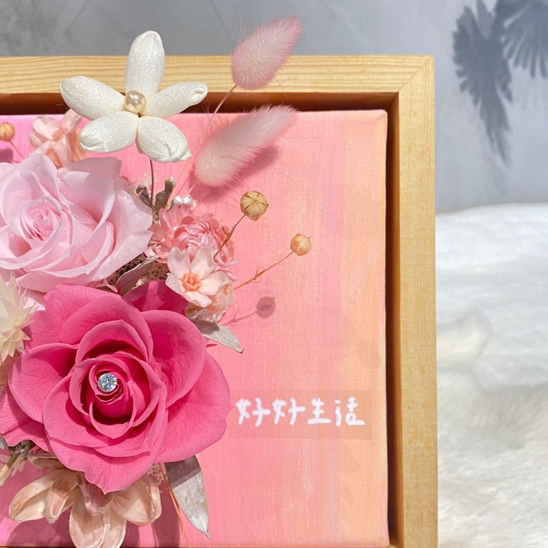 永生花擺飾 花畫 版畫花 開幕 新居 畢業 生日 結婚 禮物 - 乾燥花/永生花 - 植物．花 藍色