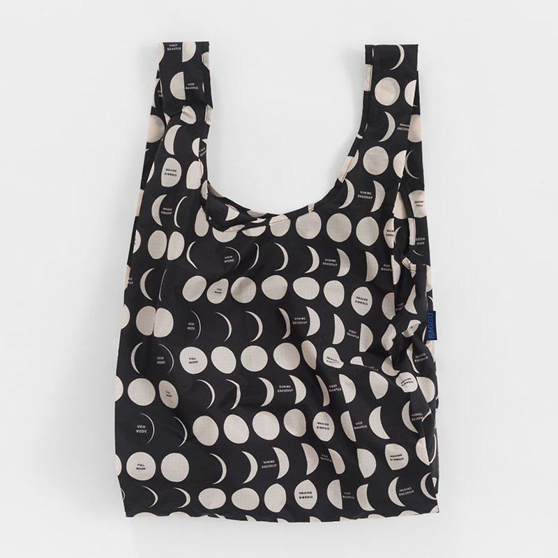 BAGGU Eco Storage Shopping Bag - Moon - Handbags & Totes - Waterproof Material Black