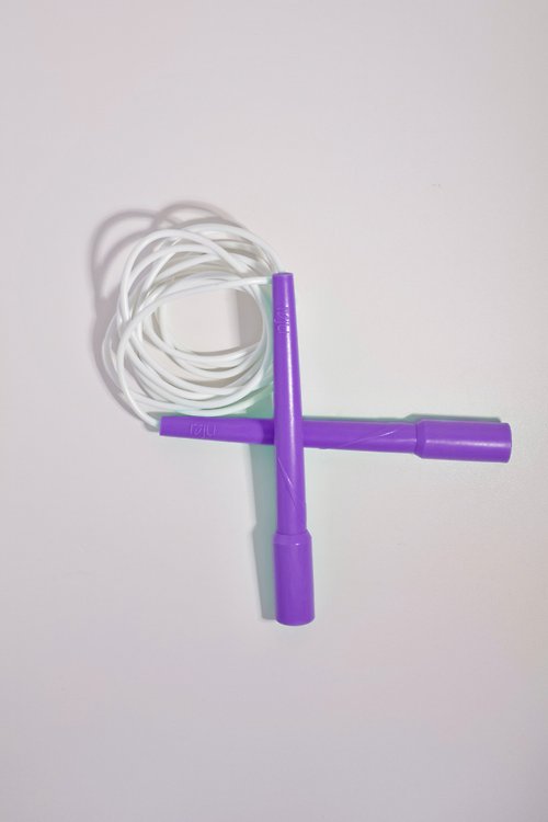 ROJU 【J3】跳繩 速度繩 3米 (長柄-羅蘭紫)