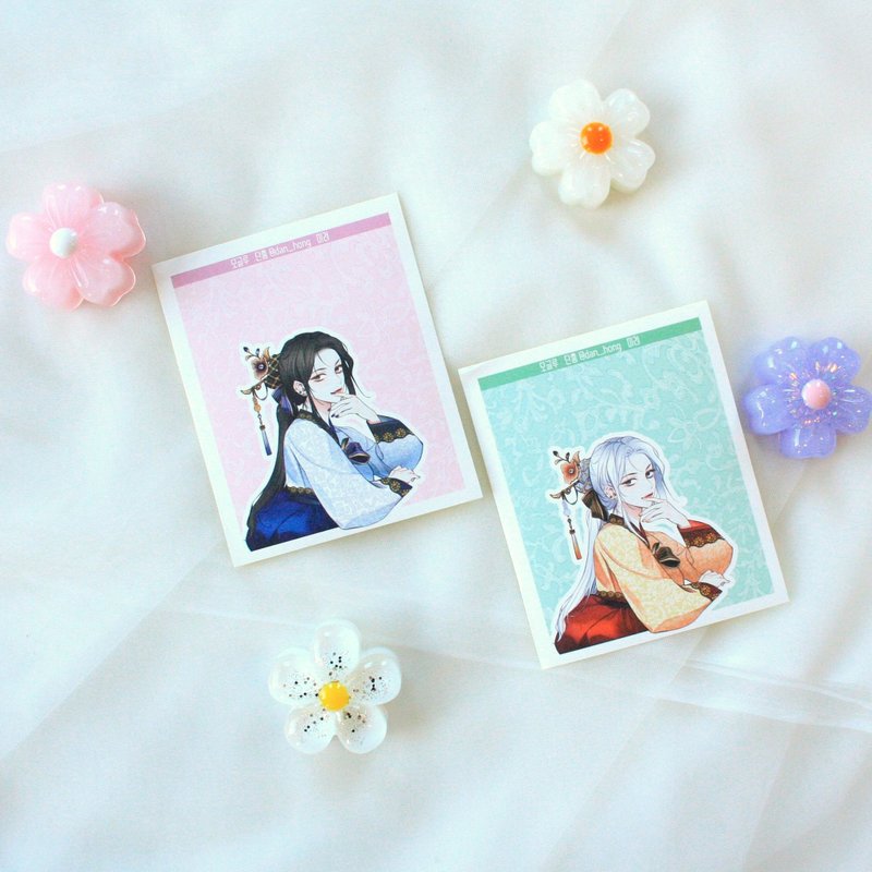 mogloo_Oriental Hanbok Sticker_miryeo - 貼紙 - 紙 