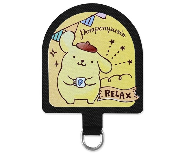 ポムポムプリンカフェ限定　ストラップ ポムポムプリンカフェ限定 ストラップ ポムポムプリン ビーズ