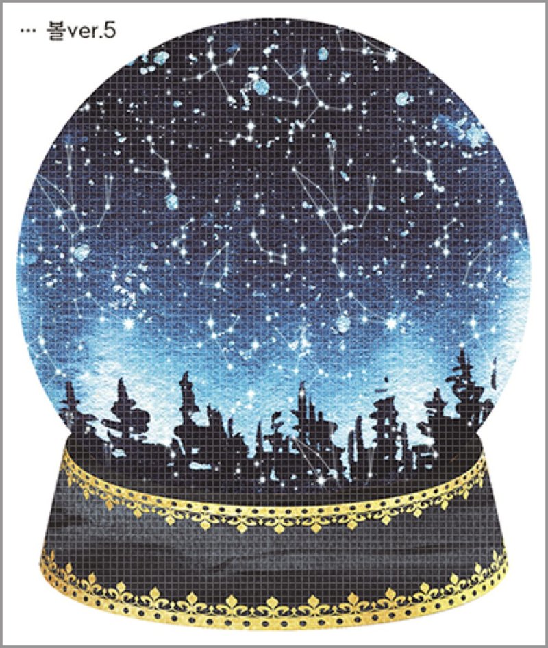 Nature Story Snowball 6types (blackraccoon) Vintage collage design paper sticker - 貼紙 - 紙 多色