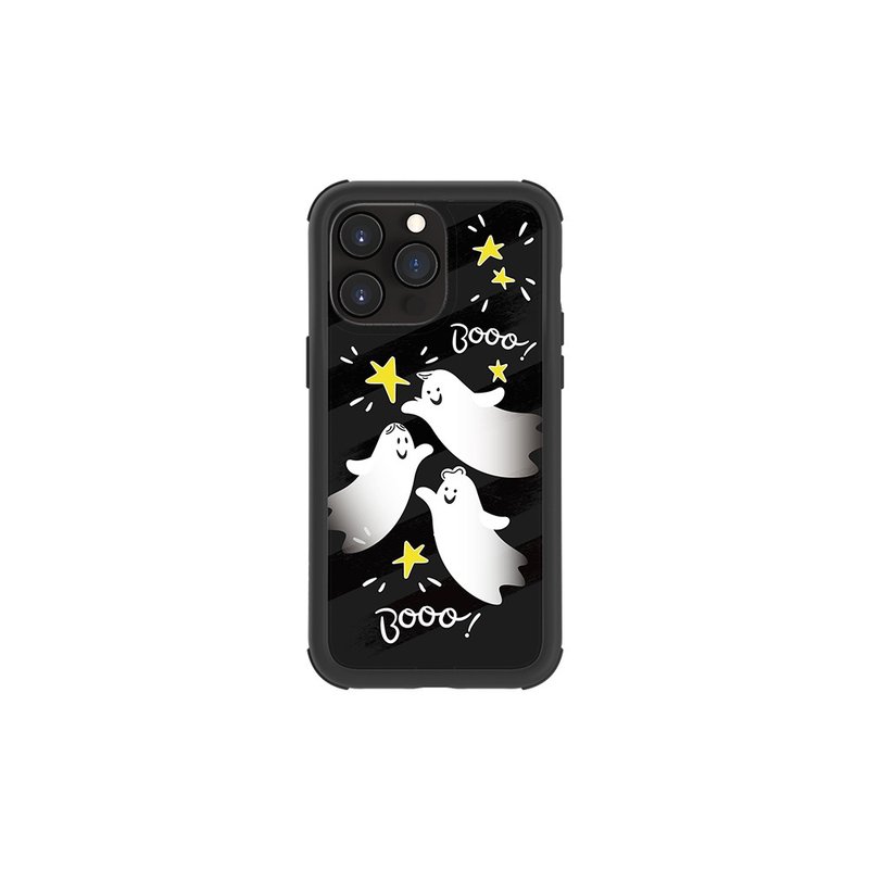 Halloween Series Venus Antibacterial Military Standard Anti-fall Phone Case #booGhost - เคส/ซองมือถือ - พลาสติก สีดำ