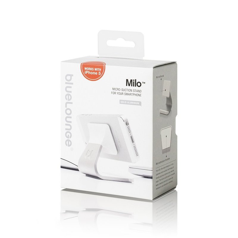 Aluminum Milo 電話座 - 白色金屬版 - 手機配件 - 鋁合金 白色