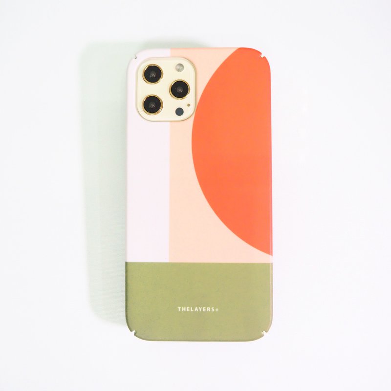 新品萬歲 | 北歐抽象粉紅綠色幾何圖案 Phone case 原創手機殼 - 手機殼/手機套 - 塑膠 粉紅色