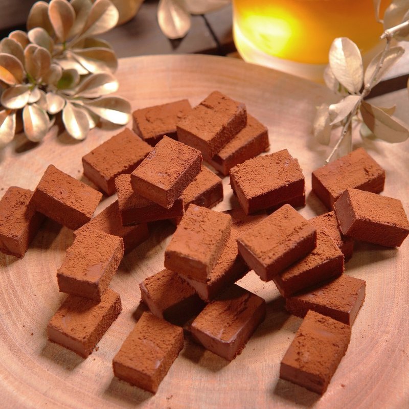 Chocolate Yunzhuang-Whiskey Raw Chocolate (White Day Gift) - ช็อกโกแลต - อาหารสด สีทอง