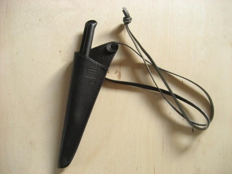 Pendre-pen Pendre-pen Oil Nume "ALL" Black - กล่องดินสอ/ถุงดินสอ - หนังแท้ สีดำ
