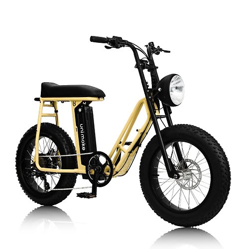 SEic單車工廠 【SEic】復古Unimoke SW低跨版城市電動輔助自行車_慵懶沙漠黃