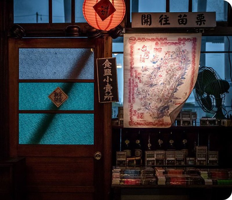 布見不散帆布地圖: 台灣鐵路環島旅行 - 掛牆畫/海報 - 棉．麻 