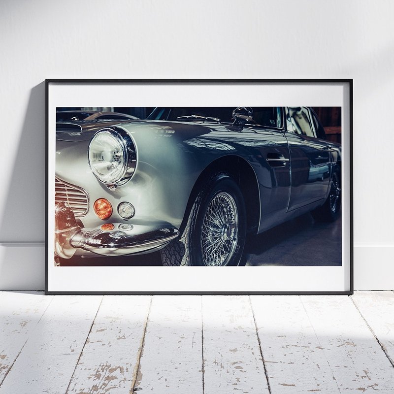 Antique cars/hanging paintings, frameless paintings, picture frames, decorative paintings, house gifts, store opening gifts - โปสเตอร์ - ผ้าฝ้าย/ผ้าลินิน 