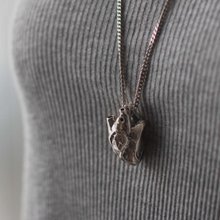 スターリングシルバー925 天使とフクロウの羽リング-ゴシック