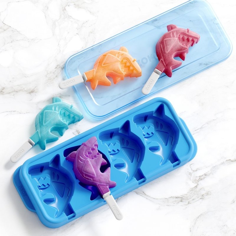 ZOKU 鯊魚冰棒模具組-一組4入 - 其他 - 其他材質 