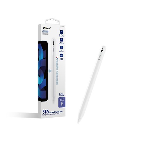 皇者國際貿易有限公司 XPower ST6 磁吸主動式觸控筆 - Apple iPad 適用