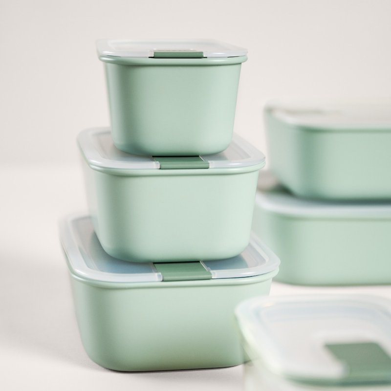 【New Arrivals】Netherlands Mepal EasyClip Lightweight Lid Airtight Preservation Box 700ml-Three Colors - Lunch Boxes - Other Materials Multicolor