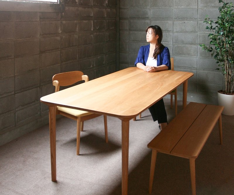 Asahikawa Furniture Interior NASU torta table - โต๊ะอาหาร - ไม้ สีนำ้ตาล