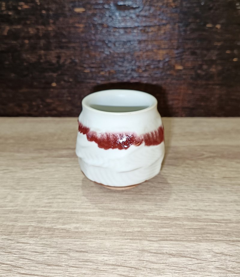 汝窯手作刀削杯-鶯歌李玟叡 - 茶壺/茶杯/茶具 - 陶 