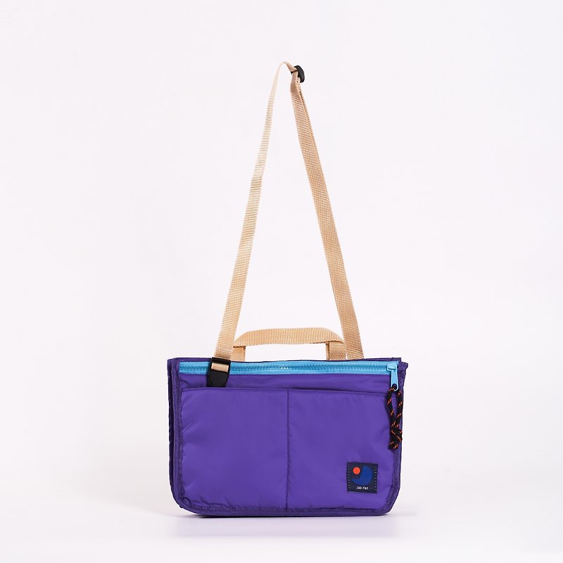 japfac Candy Nylon : Purple - กระเป๋าแมสเซนเจอร์ - ไนลอน สีม่วง