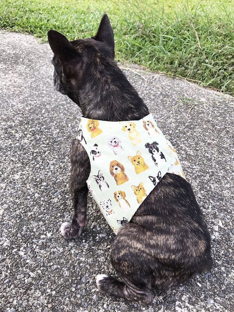 Cute dog set cold little vest L - Clothing & Accessories - Cotton & Hemp Multicolor