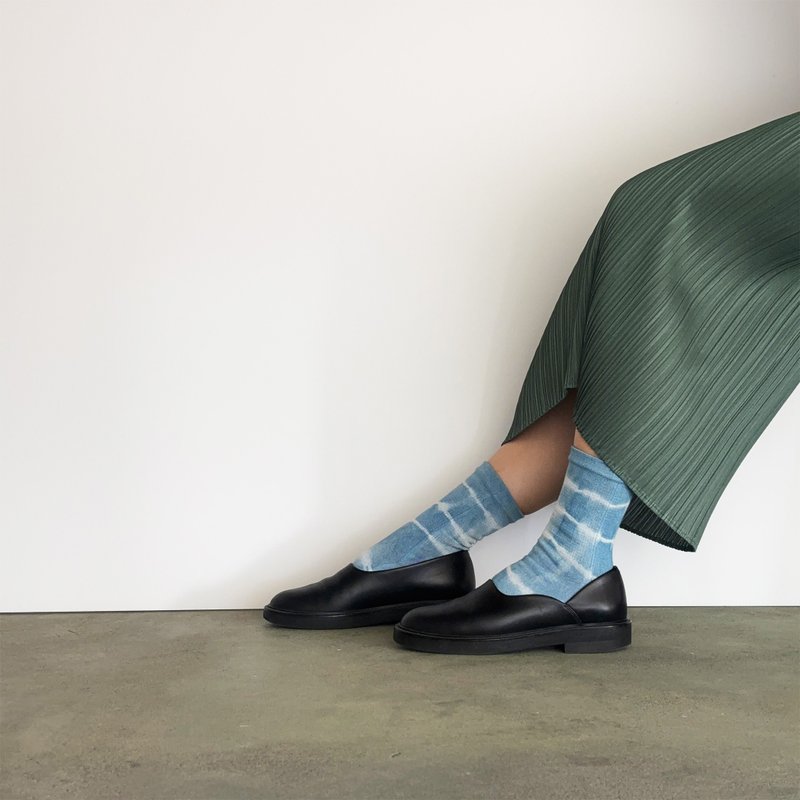 日本製造 靛藍染色 JAPANBLUE INDIGO DYED SOCKS 5趾 #1 - 襪 - 棉．麻 