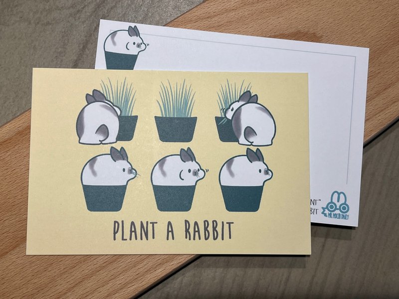 Plant a Rabbit- 種出兔子 明信片 - 卡片/明信片 - 紙 