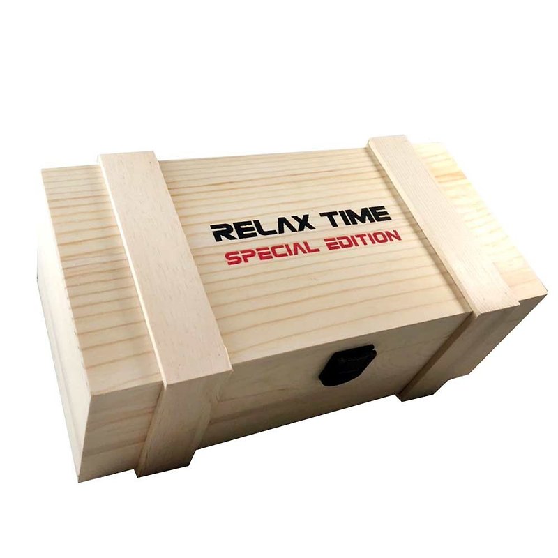 [Customizable] RELAX TIME Wooden Watch Storage Box 3pcs - Storage - Wood Brown
