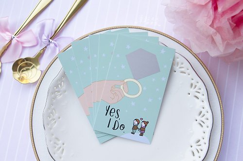 幸福朵朵 婚禮小物 花束禮物 Tiffany色鑽戒刮刮卡(每張2元) 卡片 驚喜 抽獎 情人節 遊戲 活動