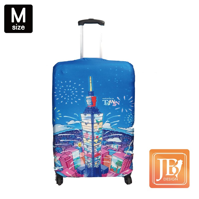 LittleChili Luggage Cover-Taipei Fireworks M - Luggage & Luggage Covers - Other Materials 