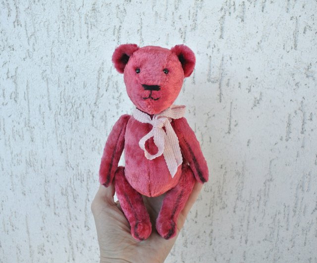 テディベア くま ピンク アンティーク ヴィンテージ ロゼ色