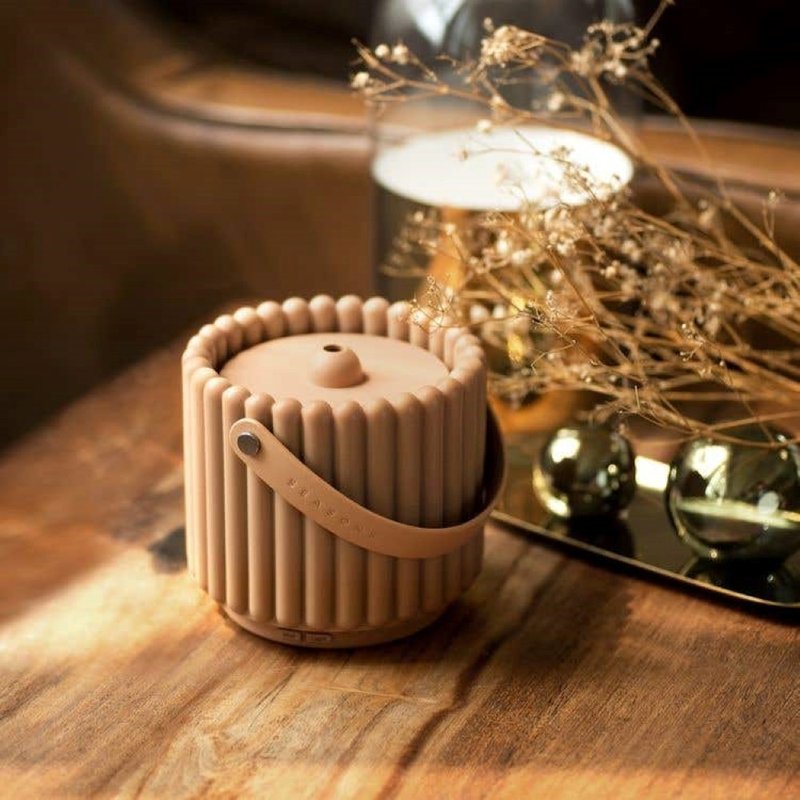 [Trendy and Fashionable] SEASONS SONI Muyun Wireless Ultrasonic Fragrance Device Handle Set-Sand Brown - น้ำหอม - เรซิน 