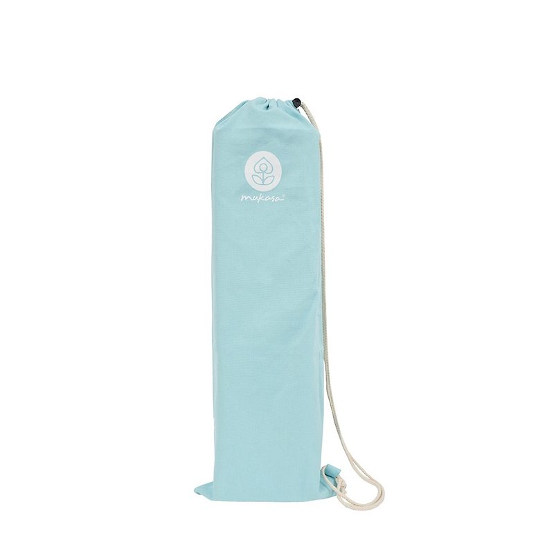 [Mukasa] Folding Yoga Mat Girdle Back Bag (Long Shape) - Lucao Blue - MUK-24556 - อุปกรณ์เสริมกีฬา - วัสดุอื่นๆ สีน้ำเงิน