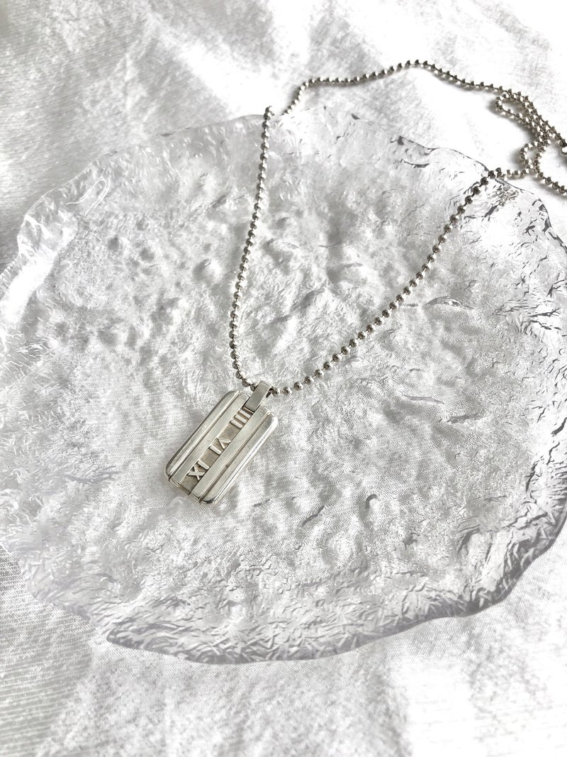 【 日本直送　名牌中古包 】Tiffany & Co. ティファニー ネックレス シルバー アトラス SILVERE 925 vintage fxba3r - 項鍊 - 不鏽鋼 銀色