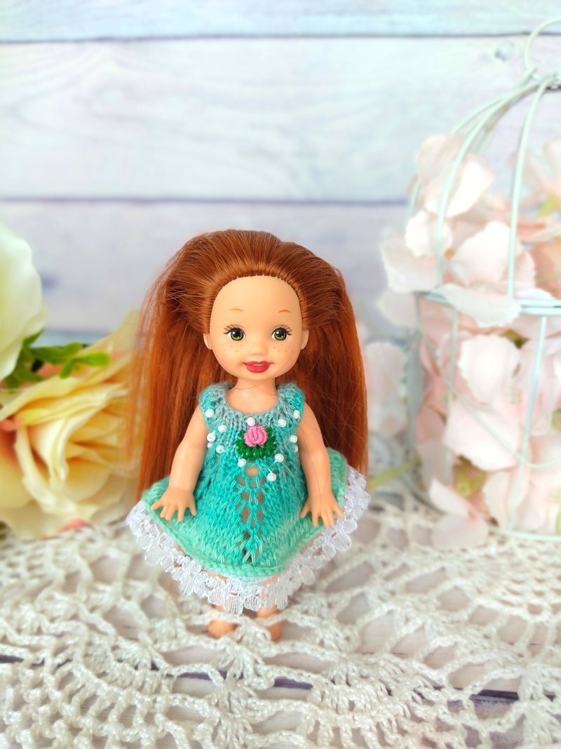 Kelly doll clothes - Kelly doll - Chelsea club - Barbie baby clothes - 寶寶/兒童玩具/玩偶 - 羊毛 多色