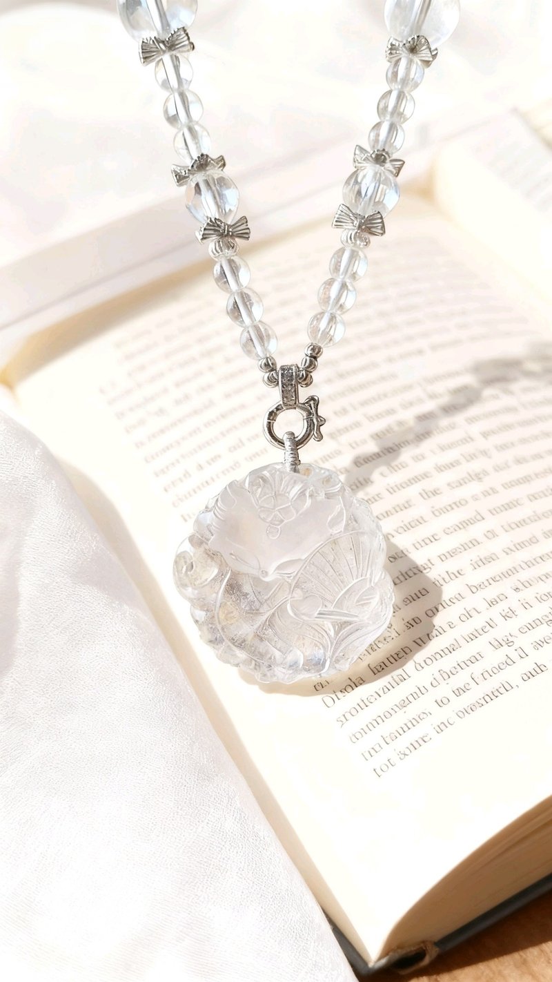 知秋|扇緣狐 - 項鍊 - 水晶 