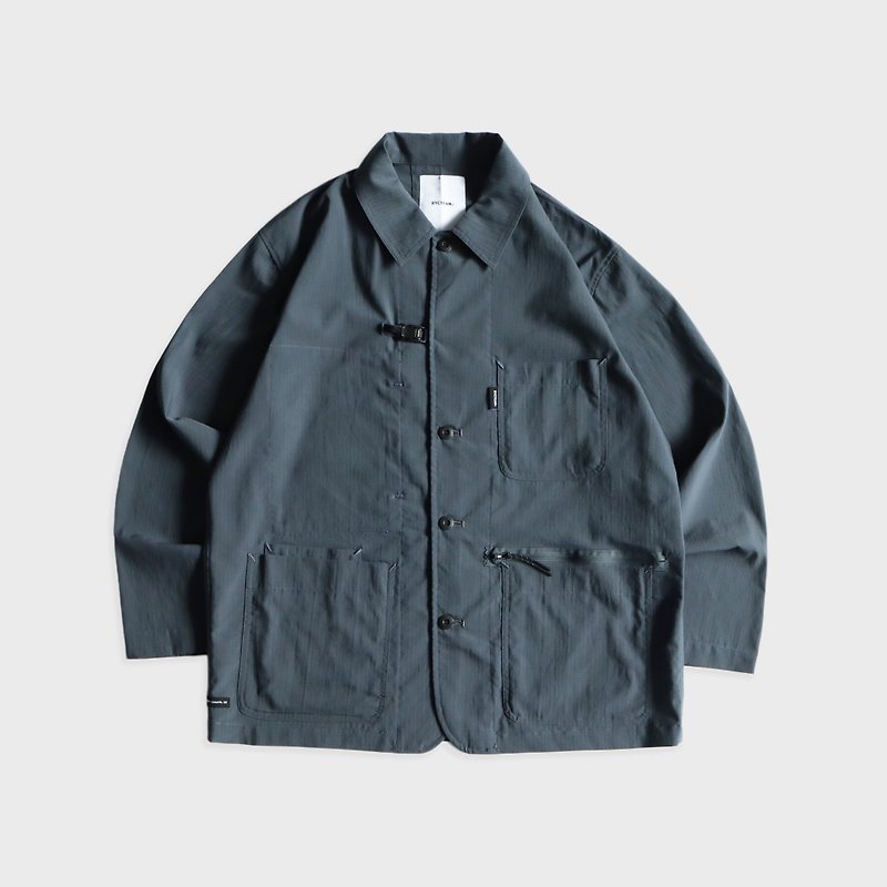 DYCTEAM - Coolmax Loose Work Jacket (gray blue) - Men's Coats & Jackets - Other Materials Gray