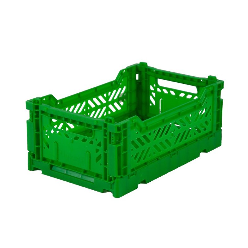 Turkey Aykasa Folding Storage Basket (S)-Forest Green - กล่องเก็บของ - พลาสติก 