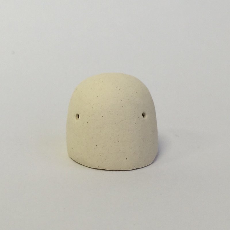 ブロックタオシリーズ - デセプション（無地白-05）治癒は、小さなデスクトップシステムの陶器の飾りました - 置物 - 陶器 ホワイト