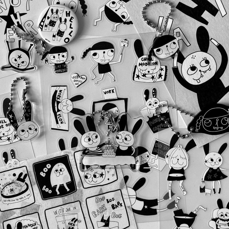 生日快乐 祝我们一起永远快 - 吊飾/掛飾 - 塑膠 透明