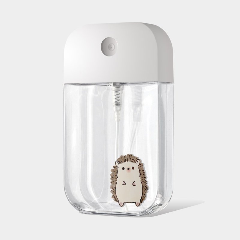 站姿刺蝟 酒精瓶 防疫用品 卡片式噴瓶 PU028 - 居家收納/收納盒/儲物盒 - 塑膠 卡其色