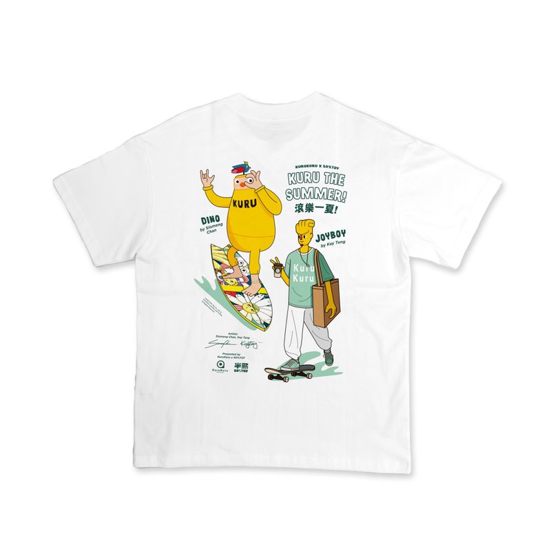 Kuru the Summer TEE pre-order - Women's T-Shirts - Cotton & Hemp White