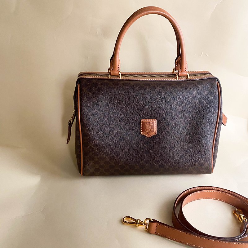 Second-hand bag Celine│Doctor bag│Crossbody bag│Vintage bag│Side backpack│Girlfriend gift - Handbags & Totes - Genuine Leather Brown