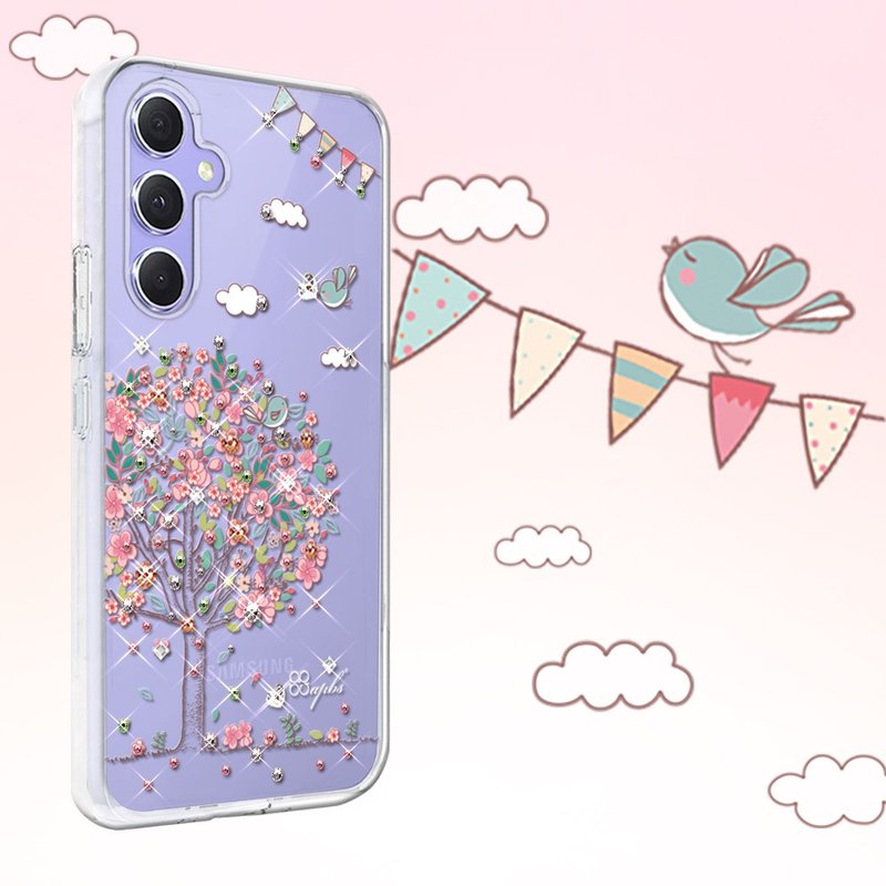 Samsung Galaxy A55/A54/A53/A35 輕薄軍規防摔水晶殼-相愛 - 手機殼/手機套 - 其他材質 多色