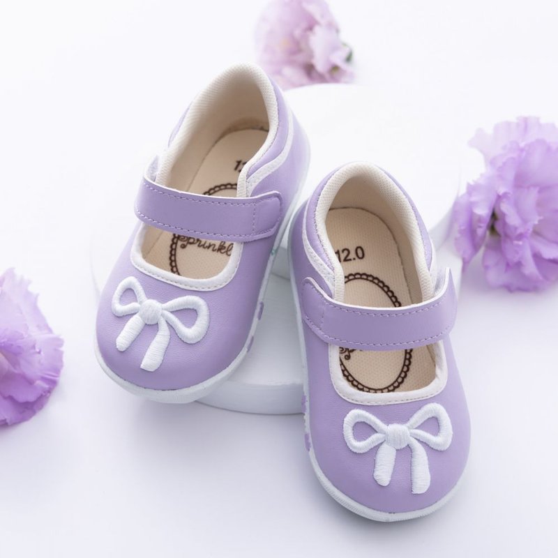 Elena Baby Purple Doll Shoes - รองเท้าเด็ก - วัสดุอื่นๆ สีม่วง