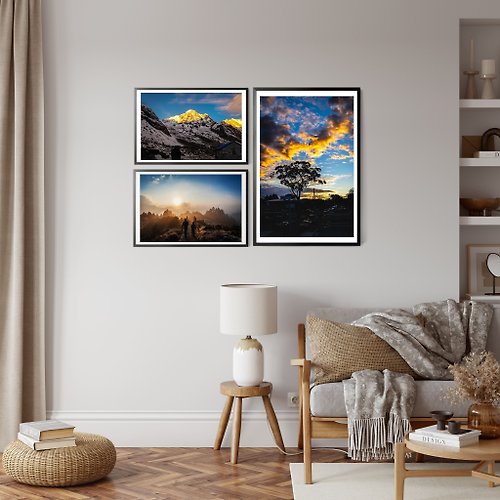 Ryan Campbell Photography Set of 3 Sunrise Prints - Golden Skies Bundle