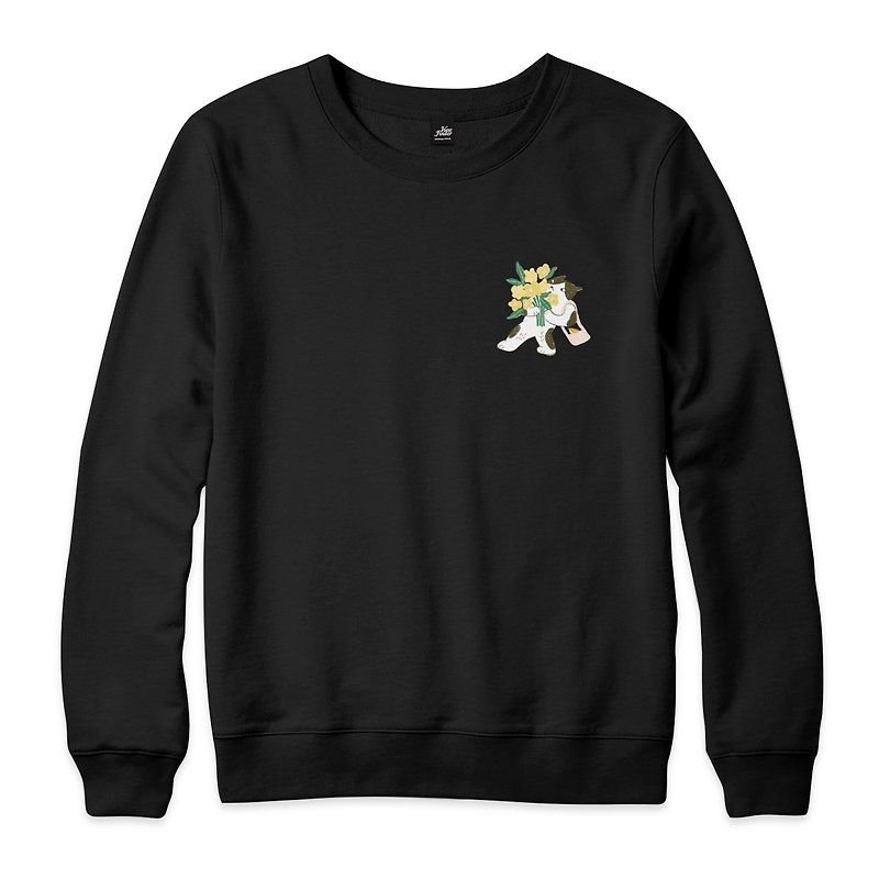 Flower Arrangement-Black-Unisex University T - Men's T-Shirts & Tops - Cotton & Hemp Black