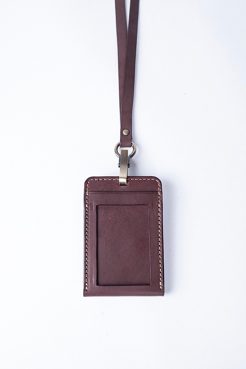 Handmade course multi-layer identification card | ID cover | Leather | Genuine leather | Gift - เครื่องหนัง - หนังแท้ 